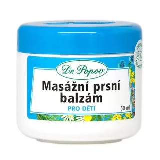 DR.POPOV Masážní prsní balzám pro děti, 50 ml